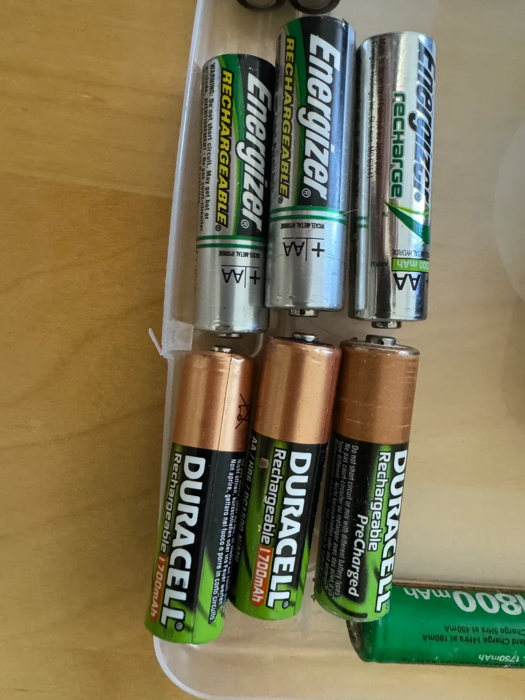 Rechargeable Batteries & Charger Lot image indicator(3)