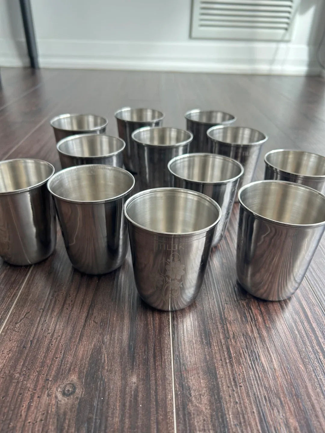 TILUK Stainless Steel glasses (Set of 12) image indicator(2)