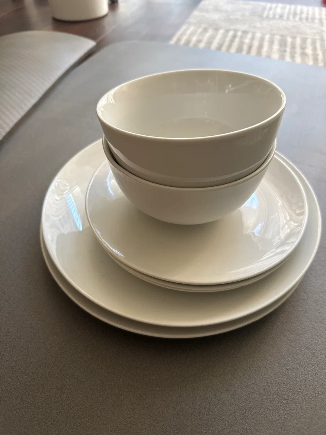 Ceramic Bowl and Plate Set