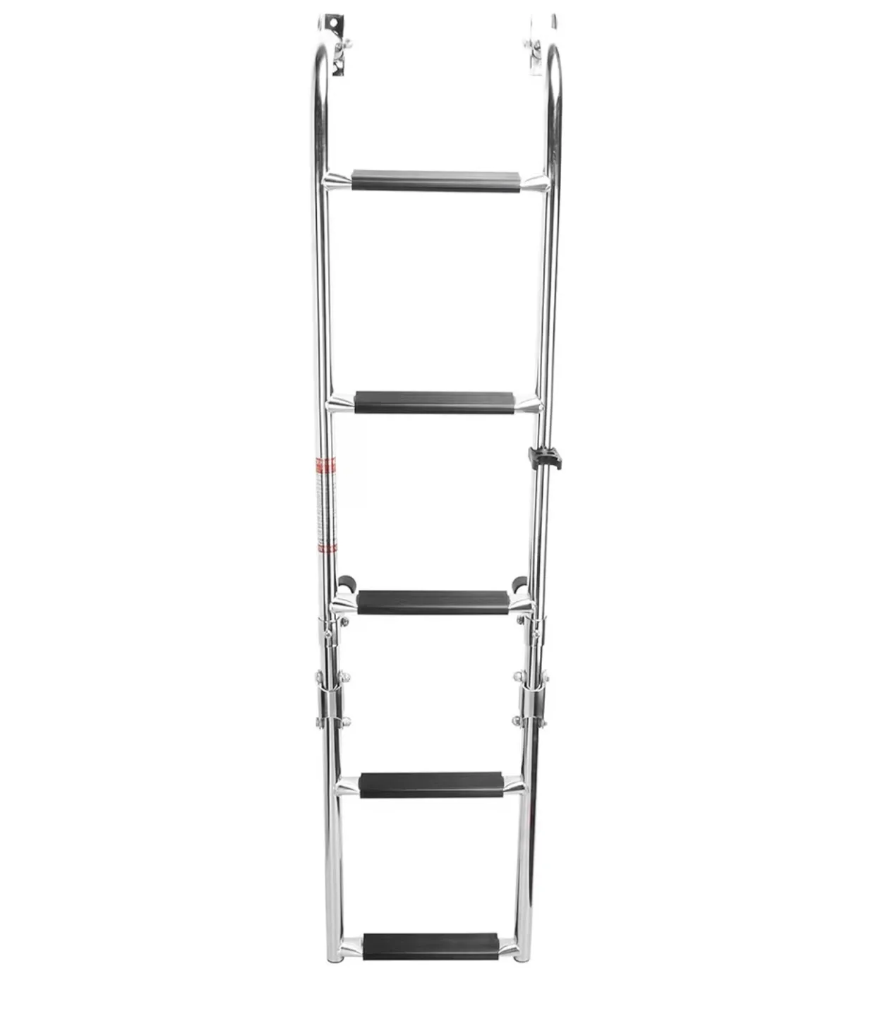 NovelBee Foldable Stainless Steel 5 Step Ladder - BN image indicator(3)