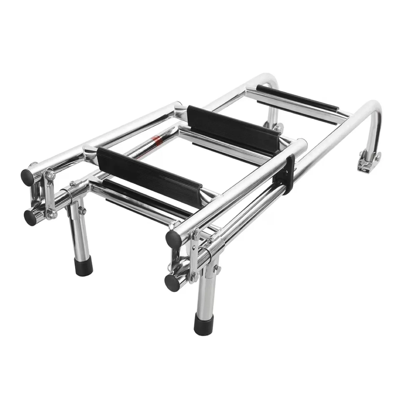 NovelBee Foldable Stainless Steel 5 Step Ladder - BN image indicator(4)