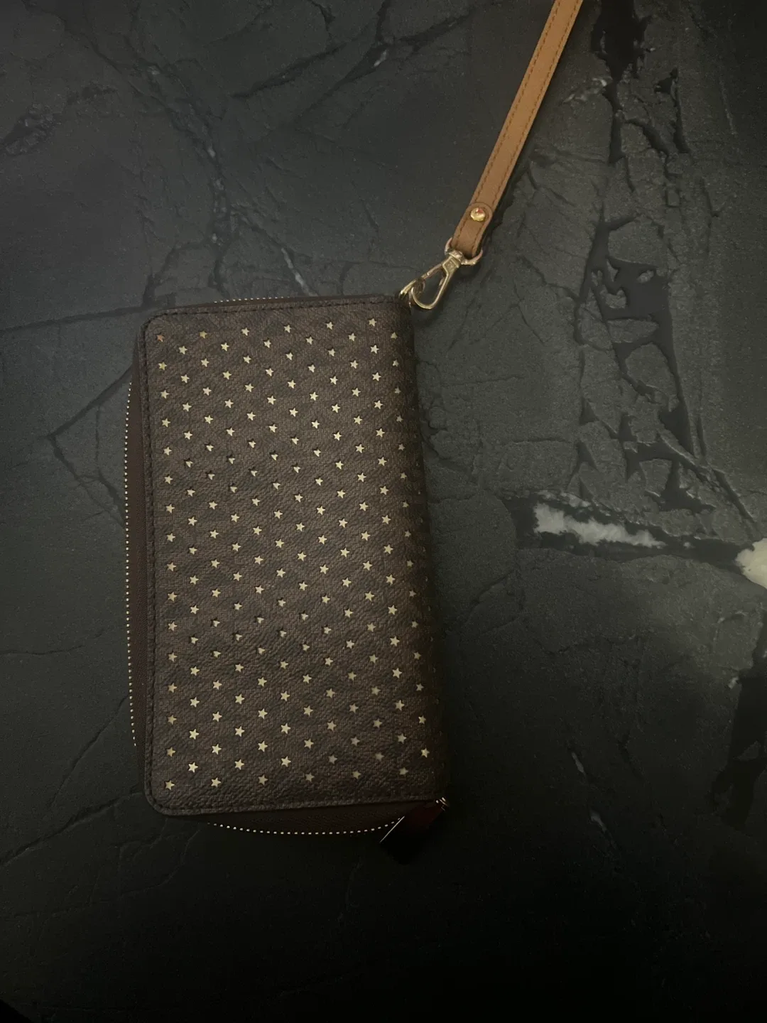 Michael Kors Brown Wallet with Stars image indicator(3)