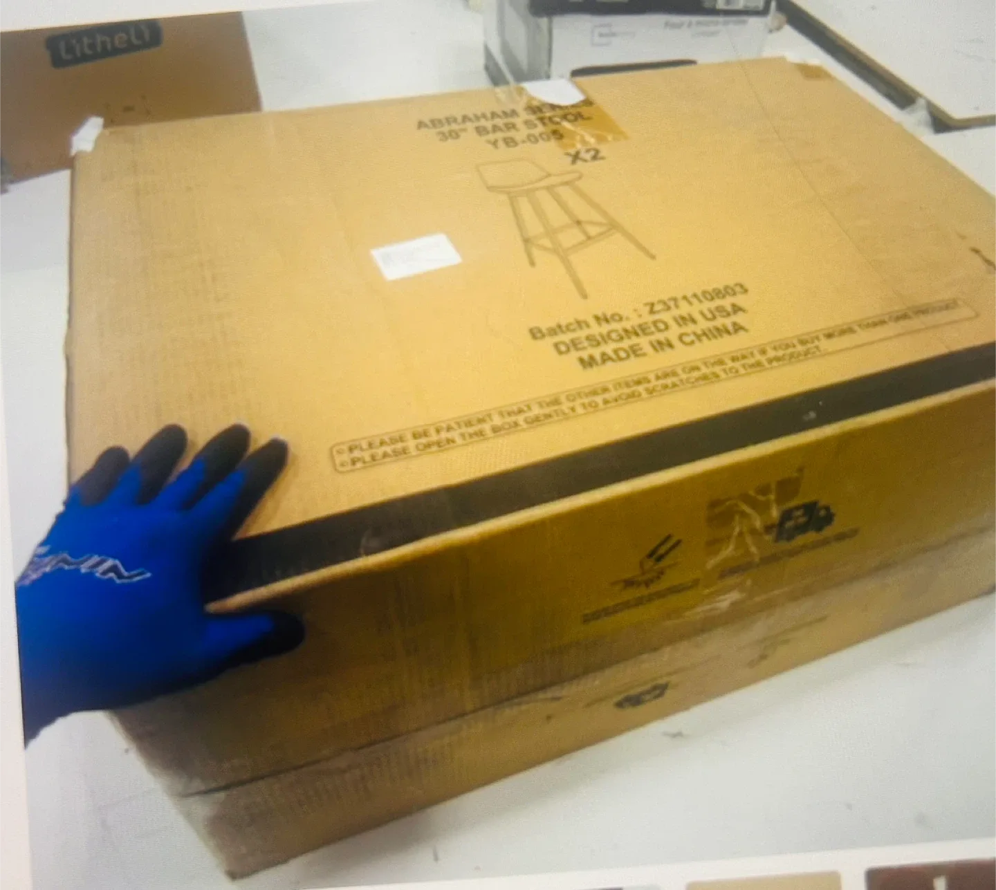 Trent Austin Design Macaire Upholstered Counter Stool (Set of 2) image indicator(6)