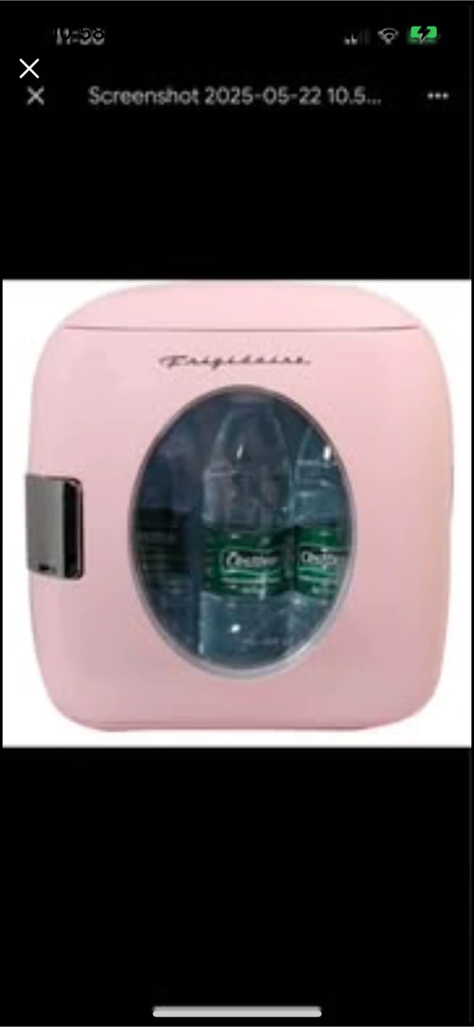 New Frigidaire Retro Mini Fridge - Pink, 12 Can Capacity