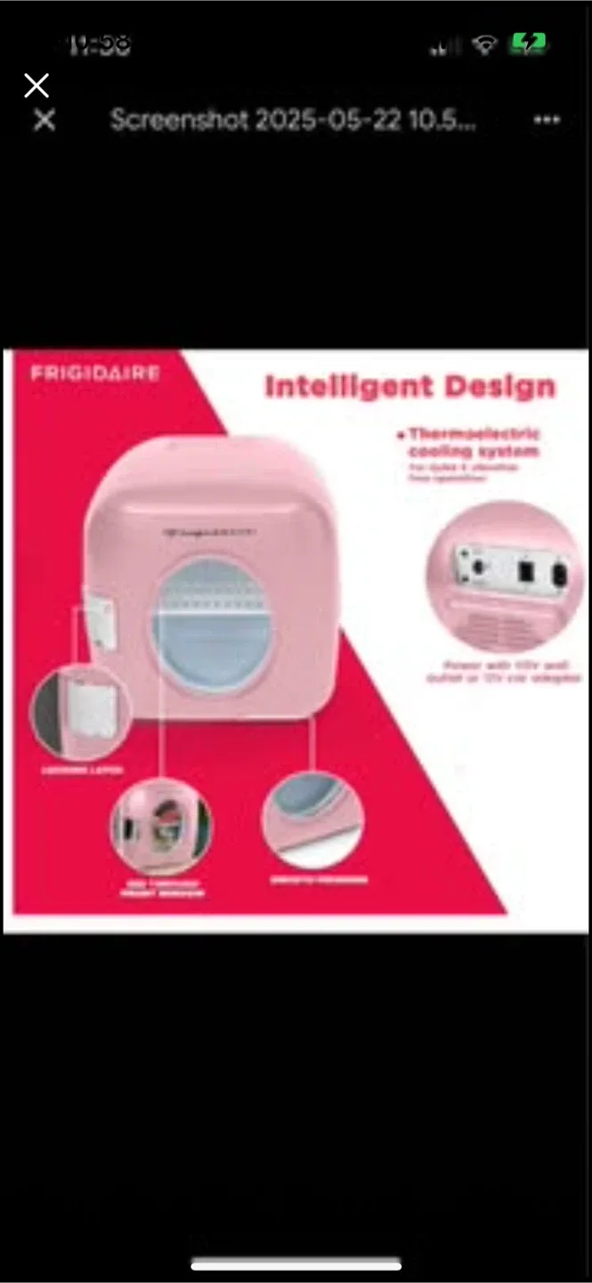 New Frigidaire Retro Mini Fridge - Pink, 12 Can Capacity image indicator(2)