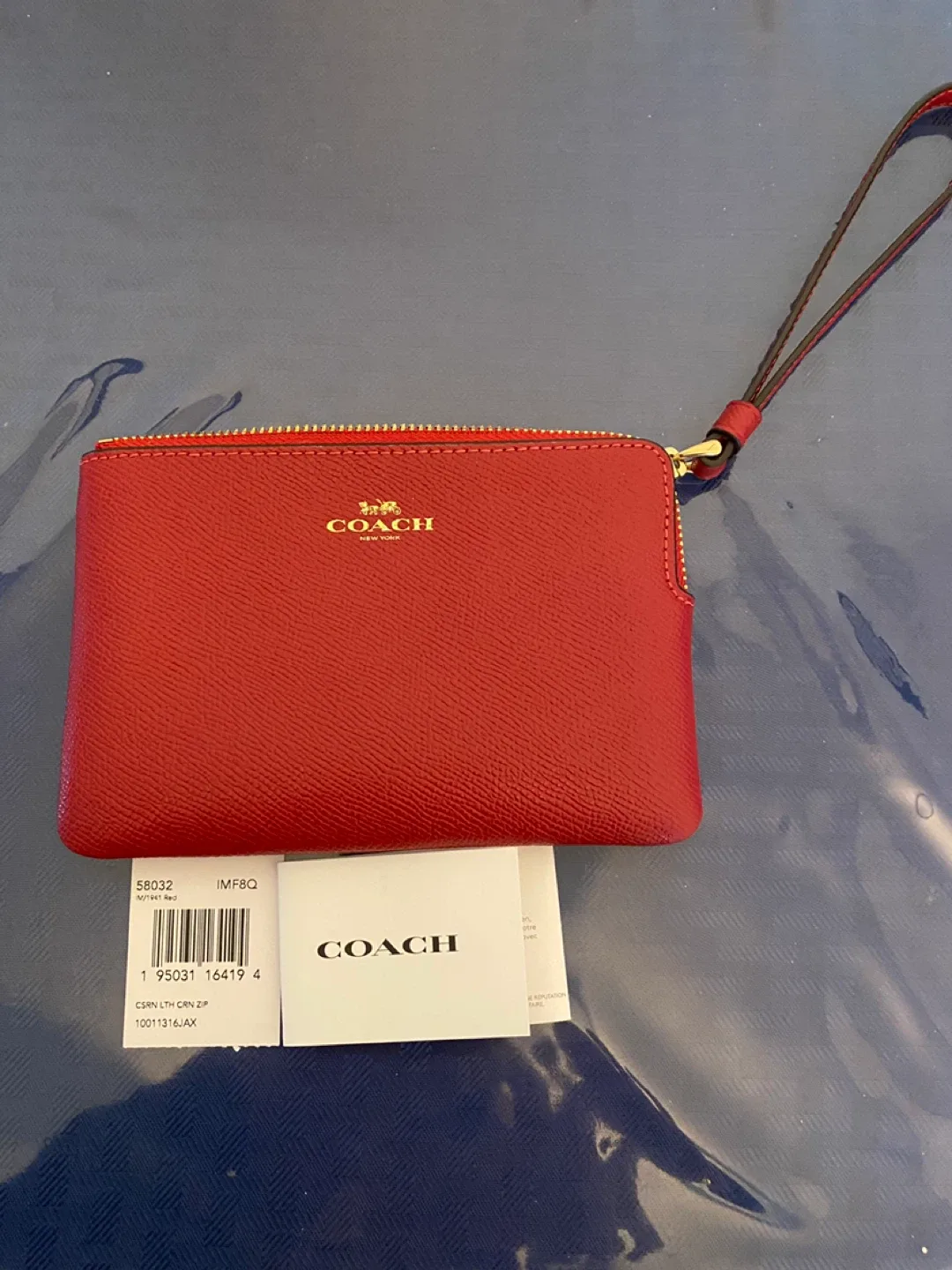 Coach Wristlet - Red thumbnail