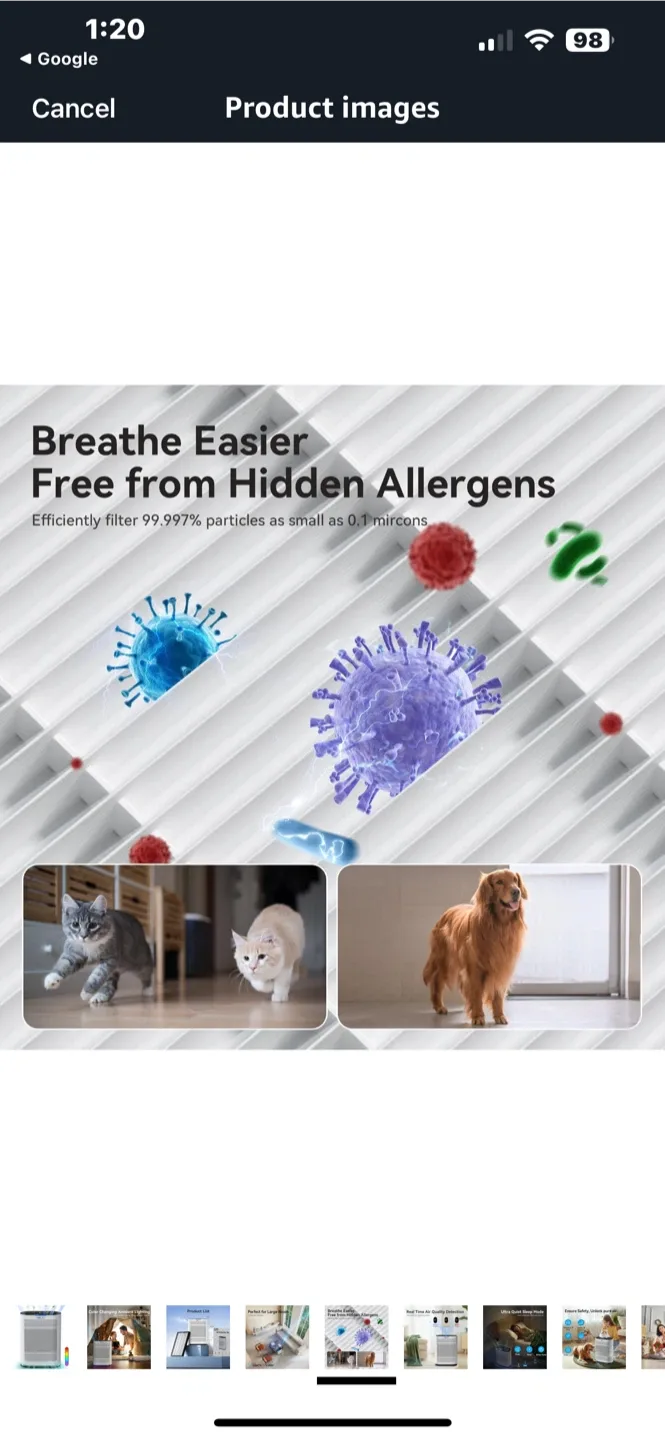 KOIOS Air Purifier - Like New image indicator(7)