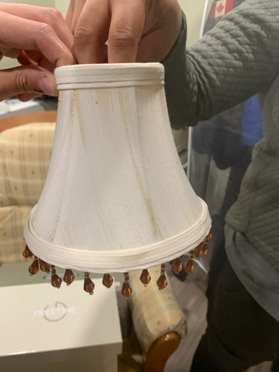 Beaded Lamp Shade