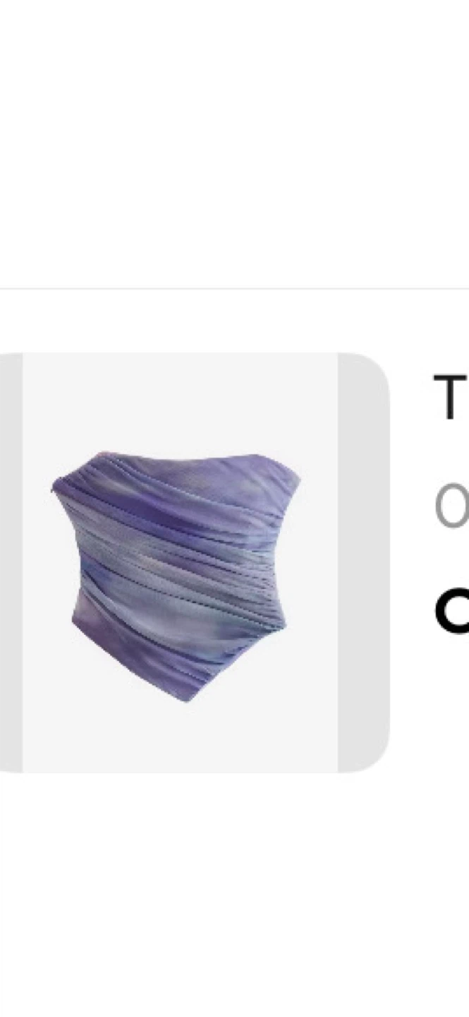 Purple Tie-Dye Mesh top NEW - photo 2