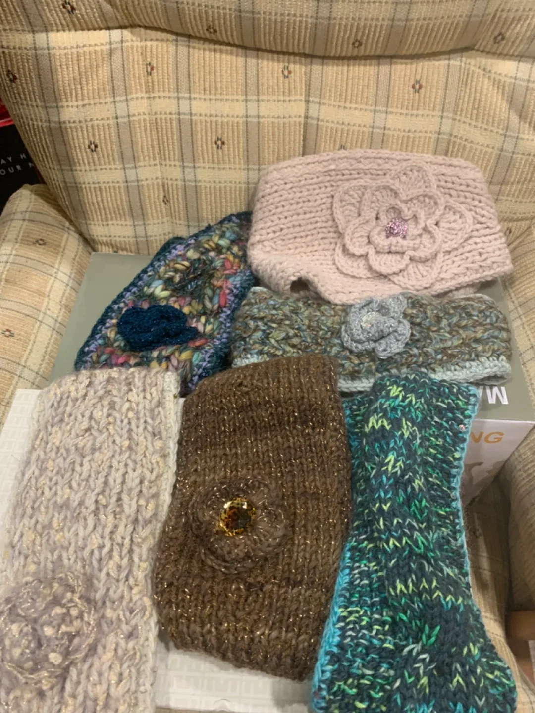 Handmade Knitted Headbands - Assorted Colours thumbnail
