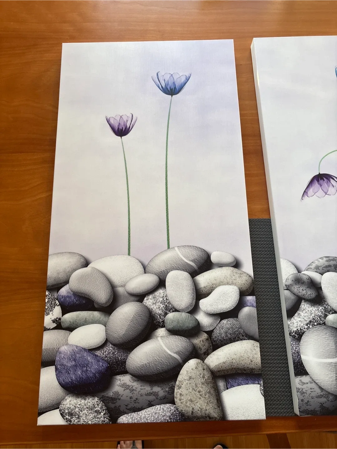 Flower & Stone Wall Art - Set of 3. Make me an offer image indicator(3)
