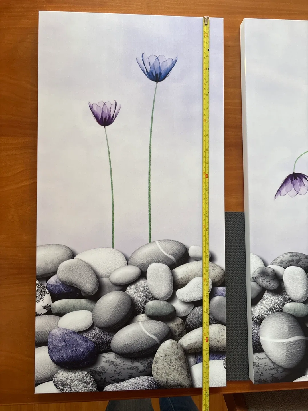 Flower & Stone Wall Art - Set of 3. Make me an offer image indicator(2)