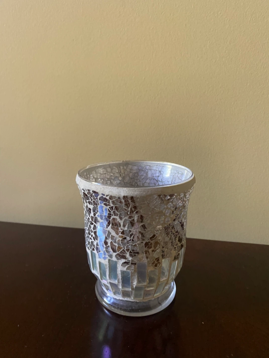 Bombay company Mosaic Glass Candle Holder