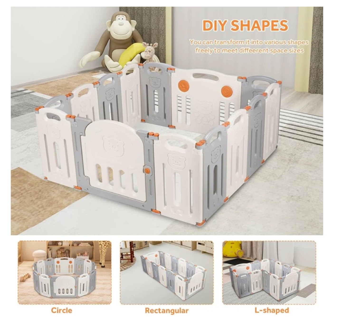 Foldable Baby Playpen - Easy to Pack - photo 3