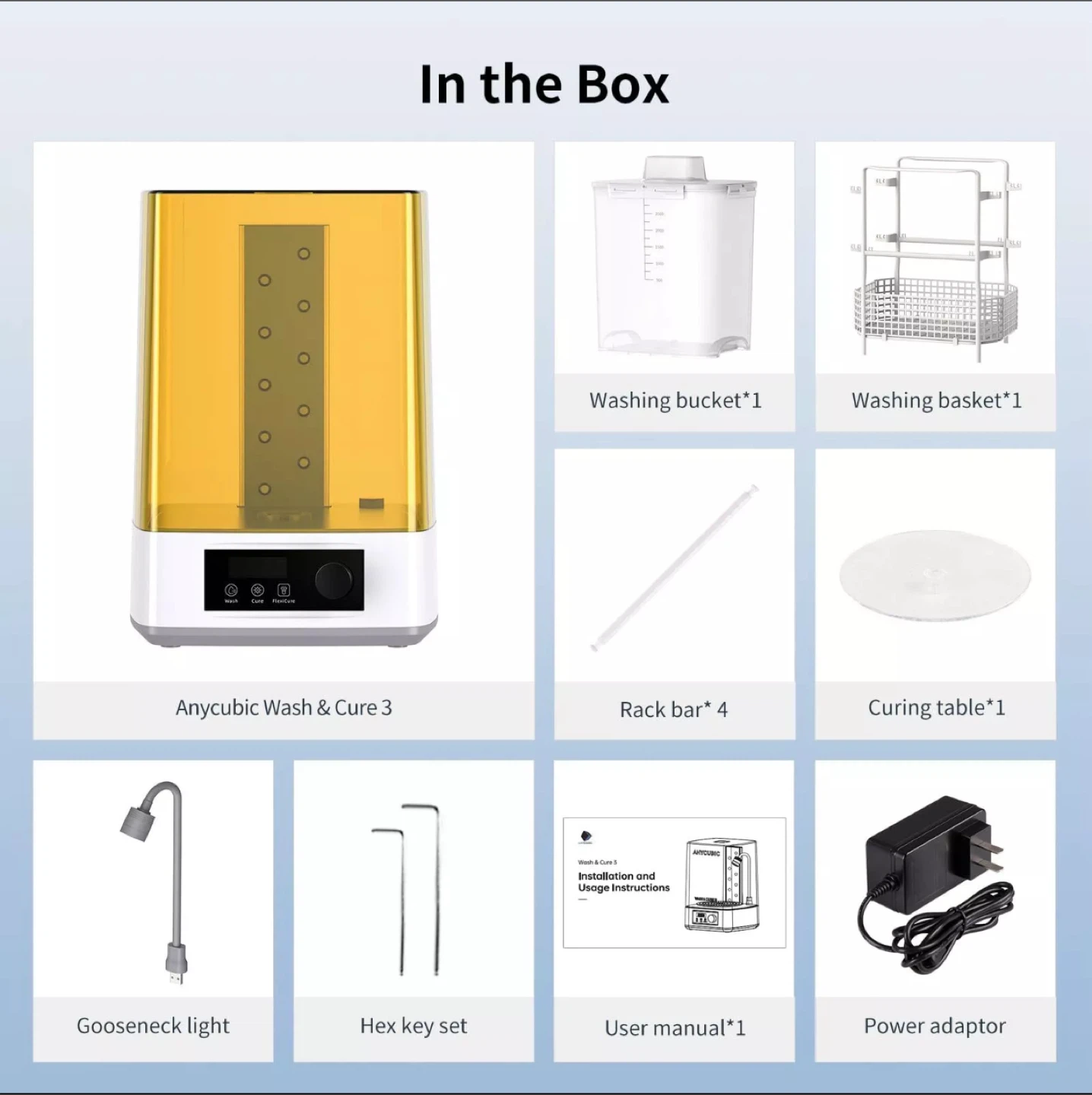 Anycubic Wash & Cure 3.0 3D Printer Station - photo 3