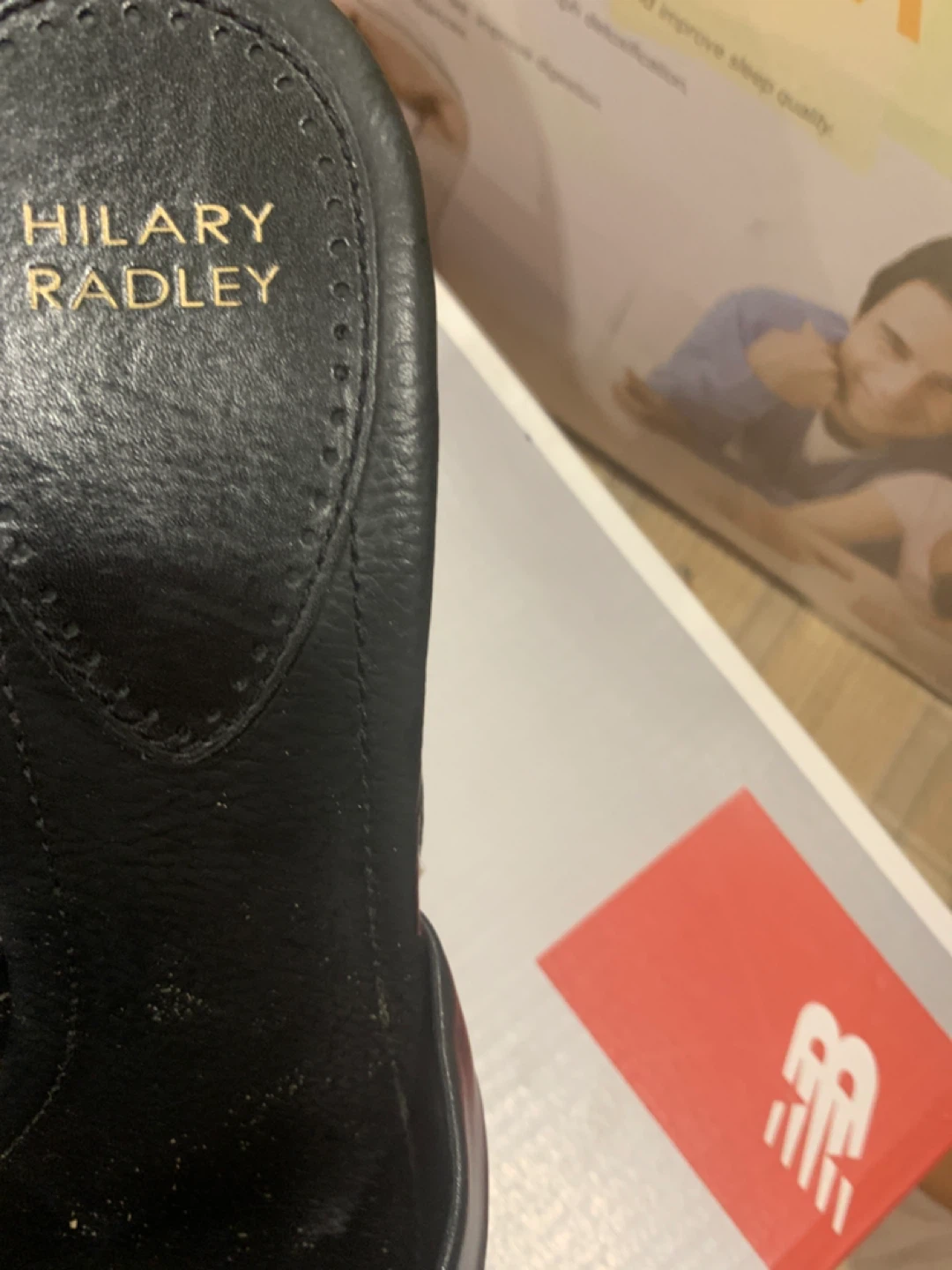 Hilary Radley Black Wedge Sandals - Size 6.5 - photo 3