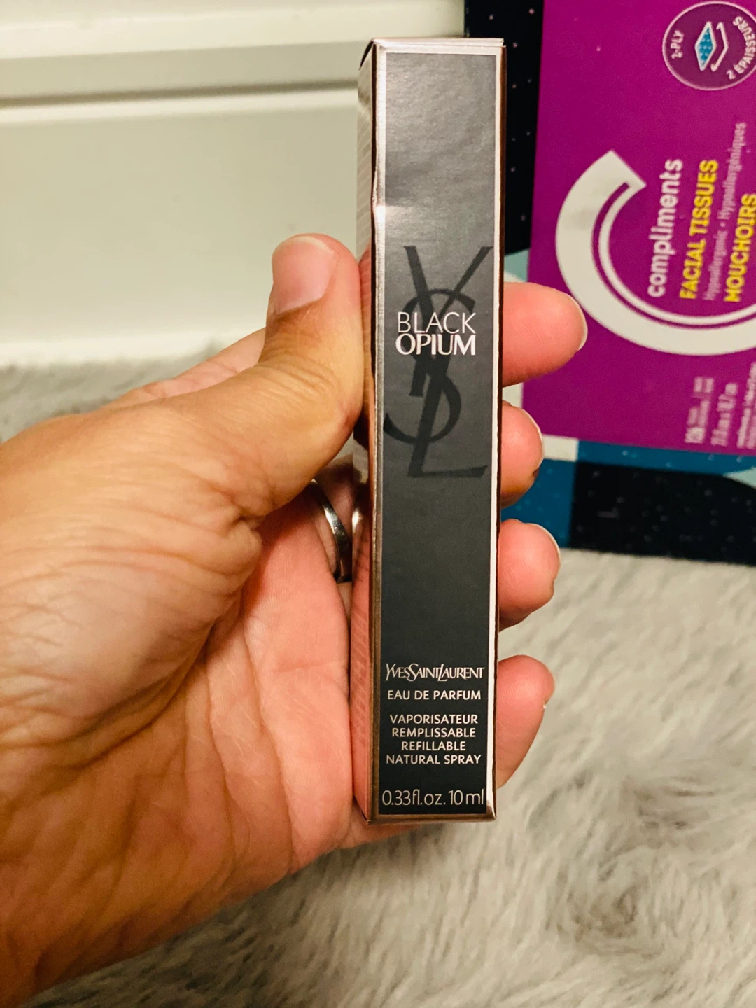 New(never used)Yves Saint Laurent Black Opium Eau de Parfum 10ml