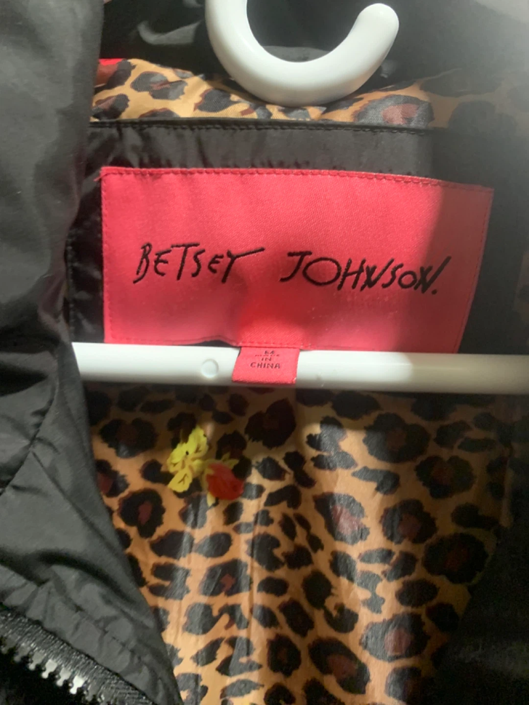 Betsey Johnson Black Winter Coat - Size L - photo 2