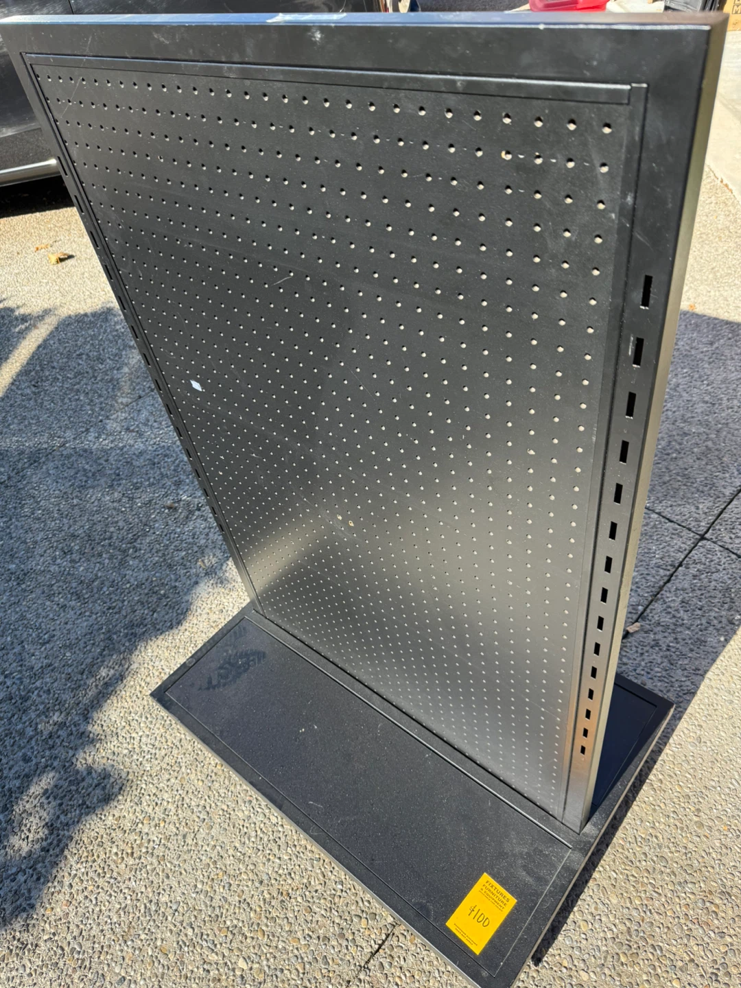 Black Pegboard Display Stand - photo 2