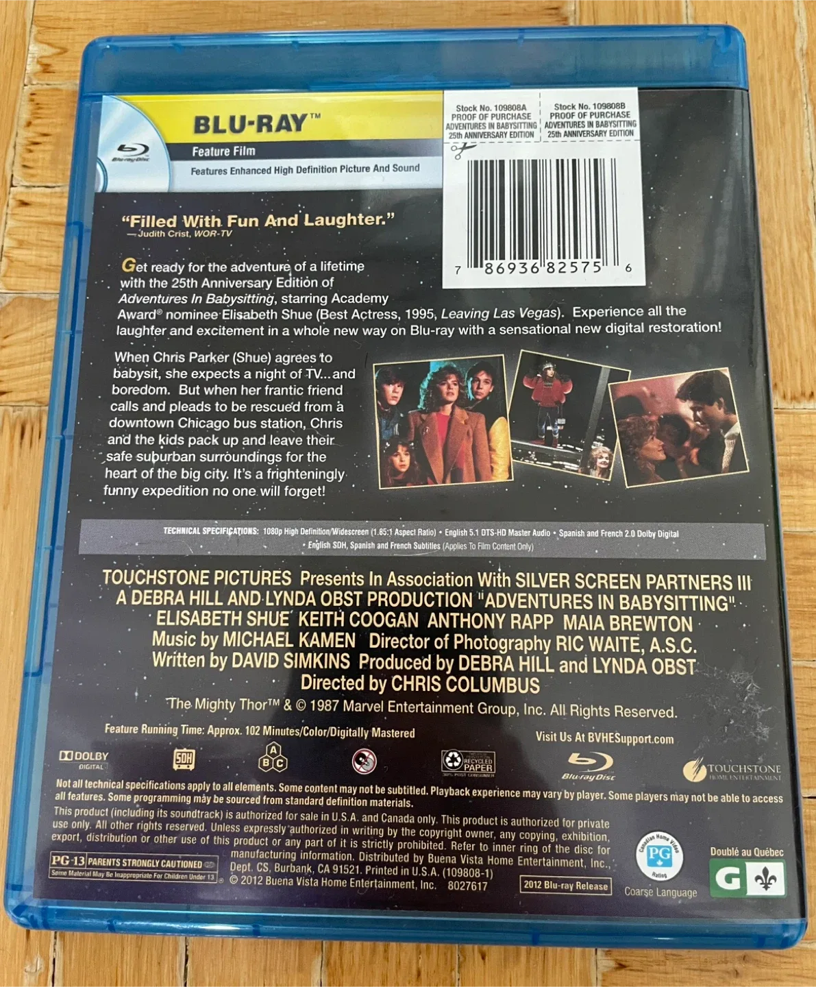 Adventures In Babysitting Blu Ray OOP image indicator(3)