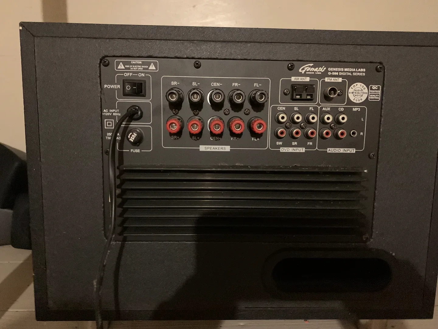 Genesis Media Labs G-506 Surround Sound Receiver image indicator(2)