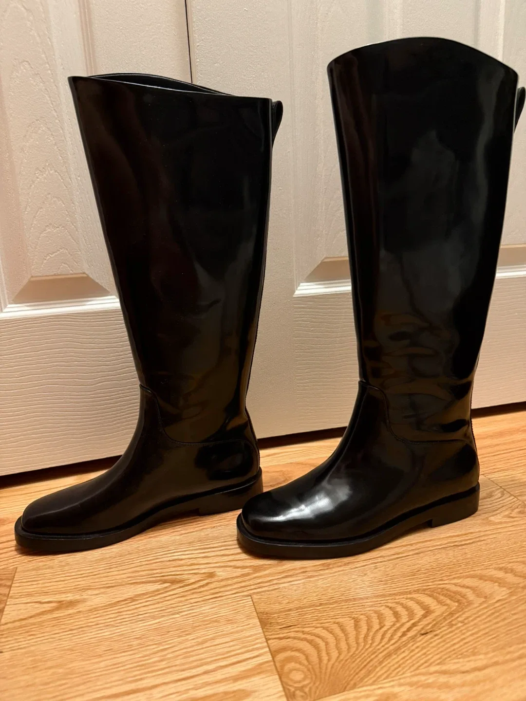 NEW Black Knee-High Everlane Riding Boots image indicator(2)