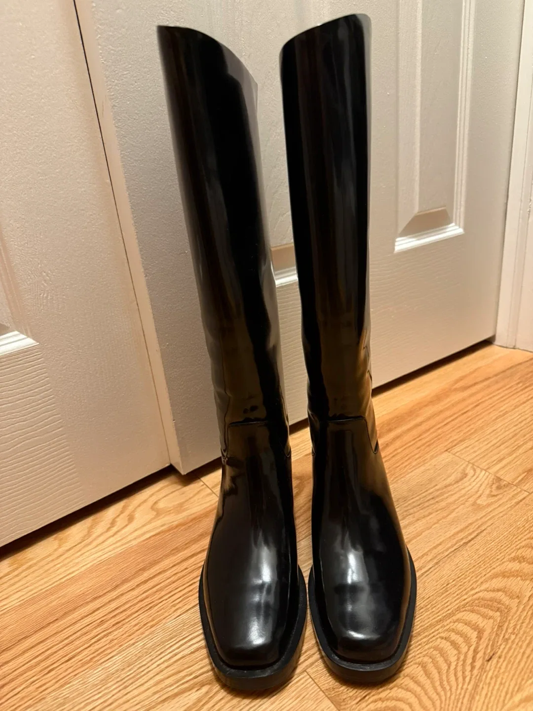 NEW Black Knee-High Everlane Riding Boots image indicator(4)