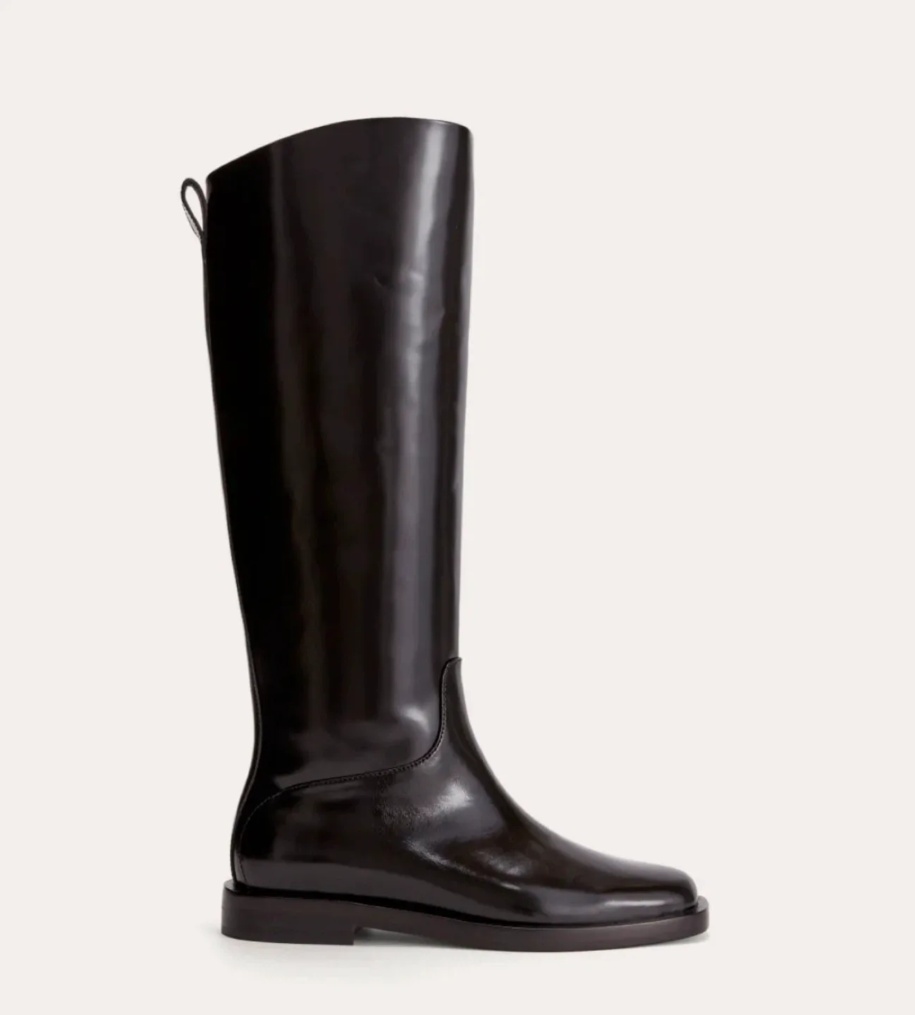 NEW Black Knee-High Everlane Riding Boots image indicator(10)