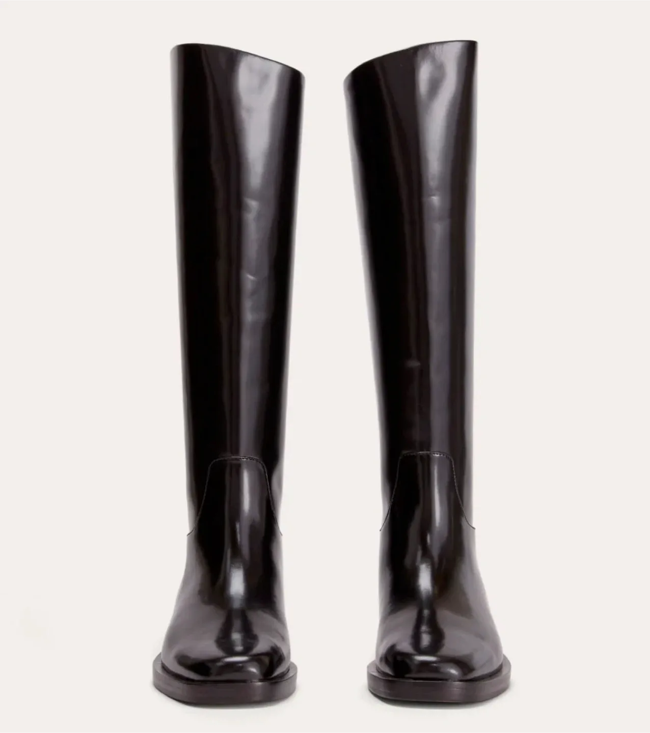 NEW Black Knee-High Everlane Riding Boots image indicator(8)