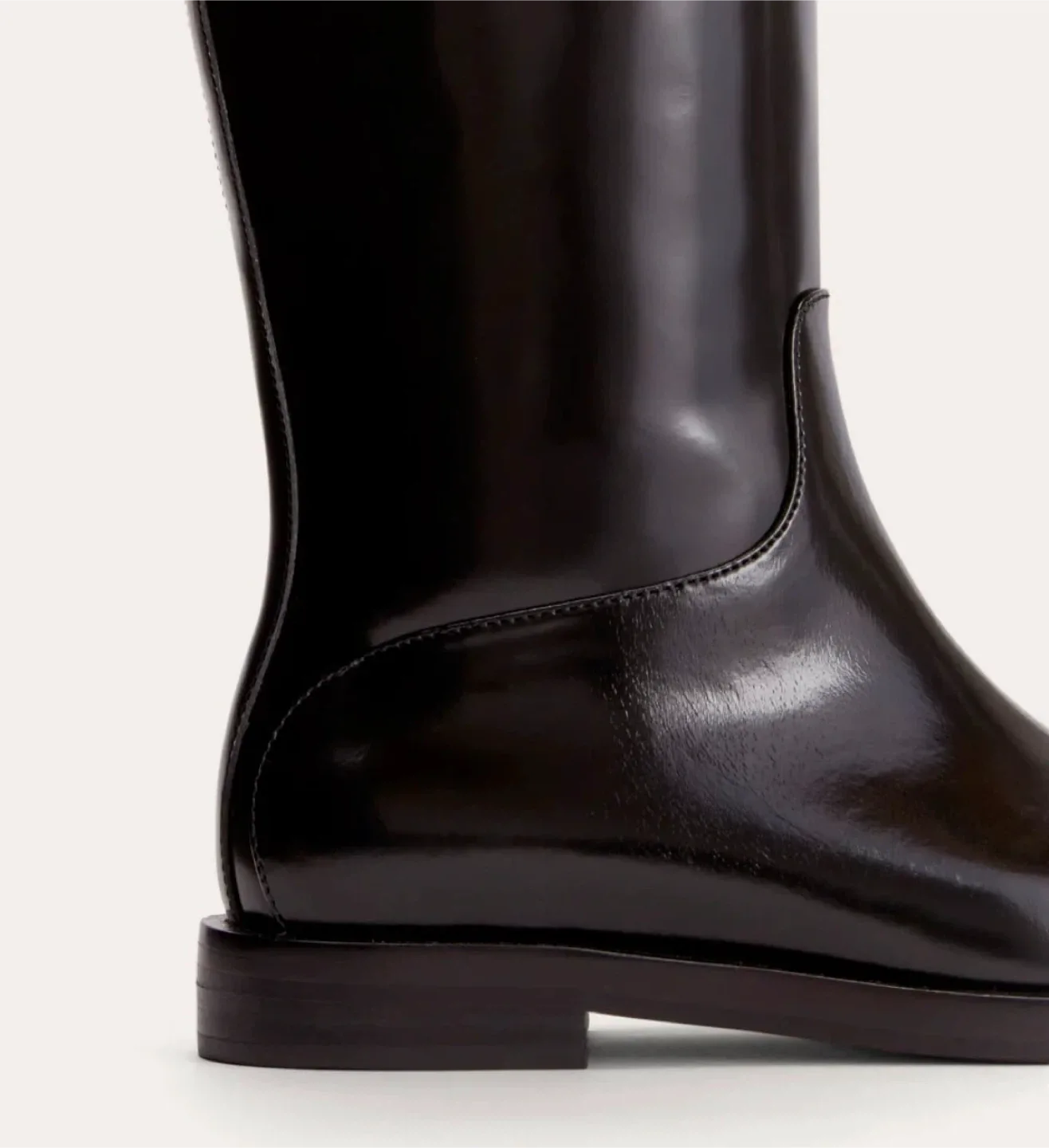 NEW Black Knee-High Everlane Riding Boots image indicator(7)