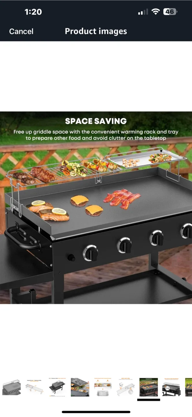Stanbroil Griddle Warming Rack and Tray image indicator(4)