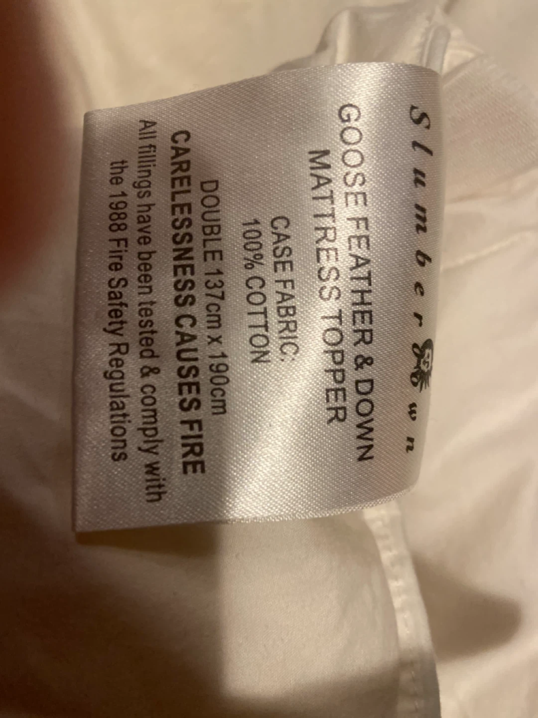 Slumberdown Goose Feather & Down Mattress Topper - Double - photo 3
