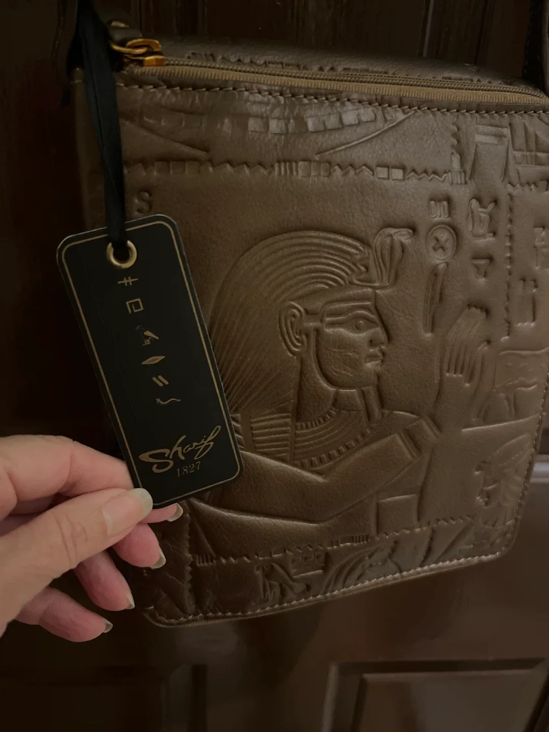 Sharif 1827 Leather Crossbody Bag image indicator(4)