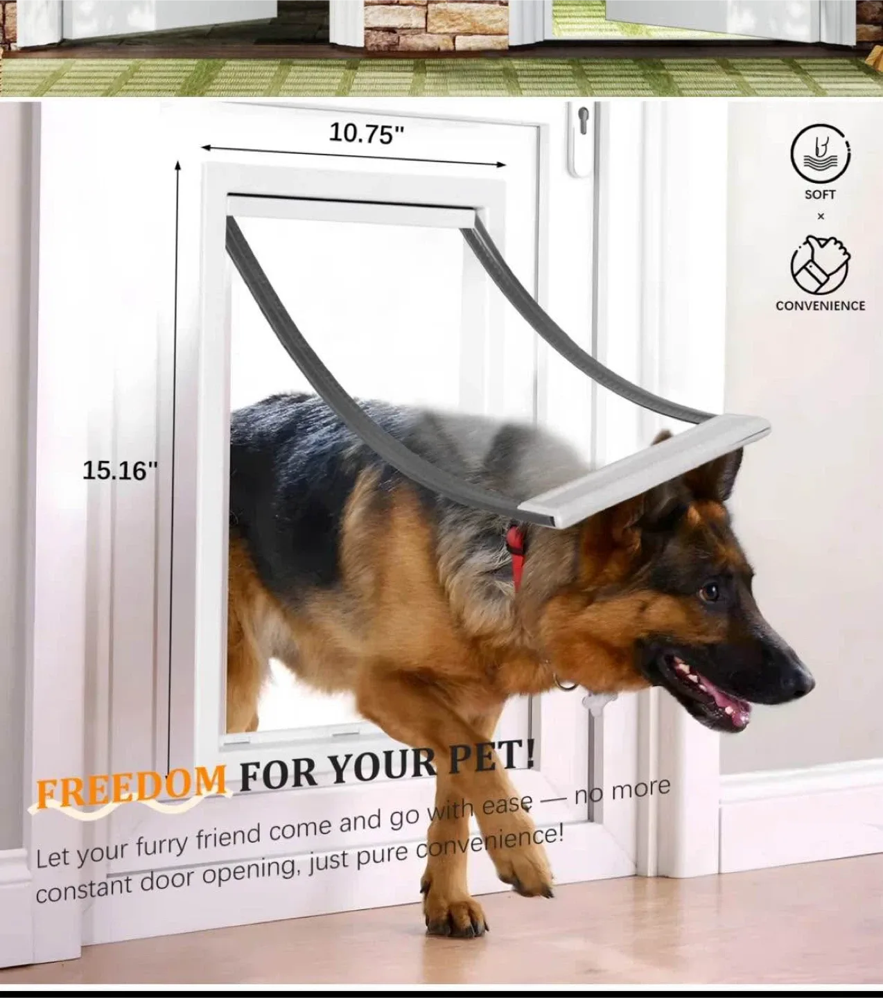 Exterior Door with Pet Door image indicator(2)