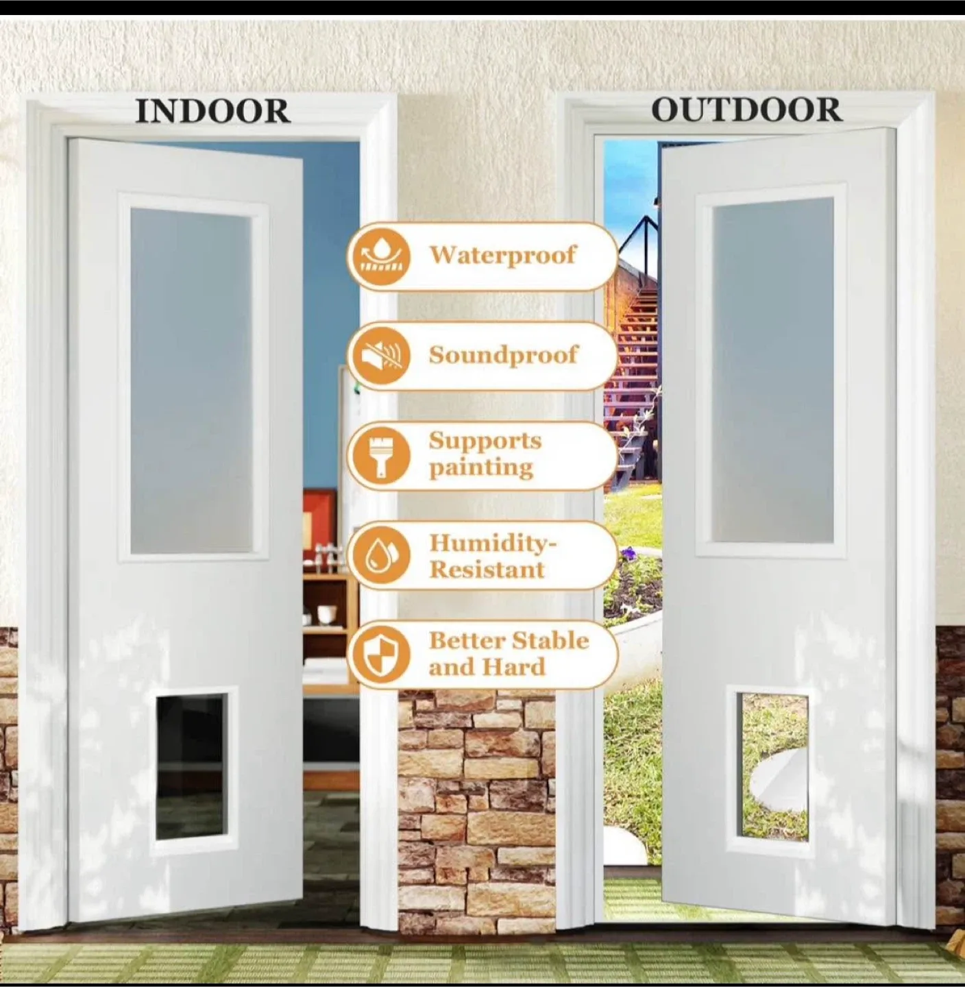 Exterior Door with Pet Door image indicator(3)