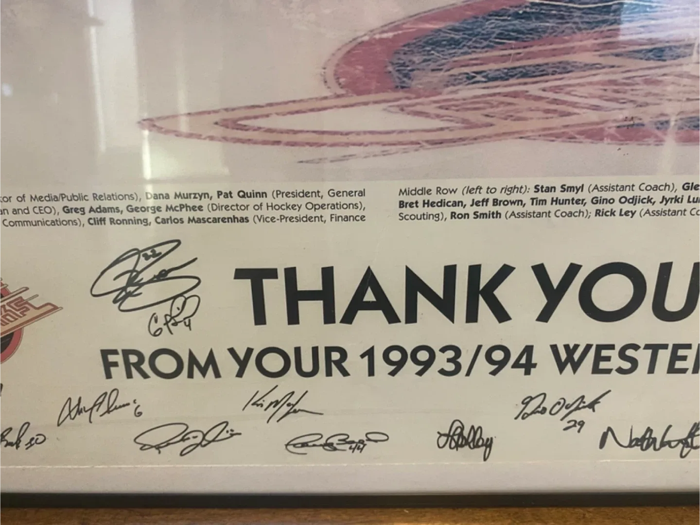 Vancouver Canucks Fan Appreciation 1994 Framed Poster image indicator(3)