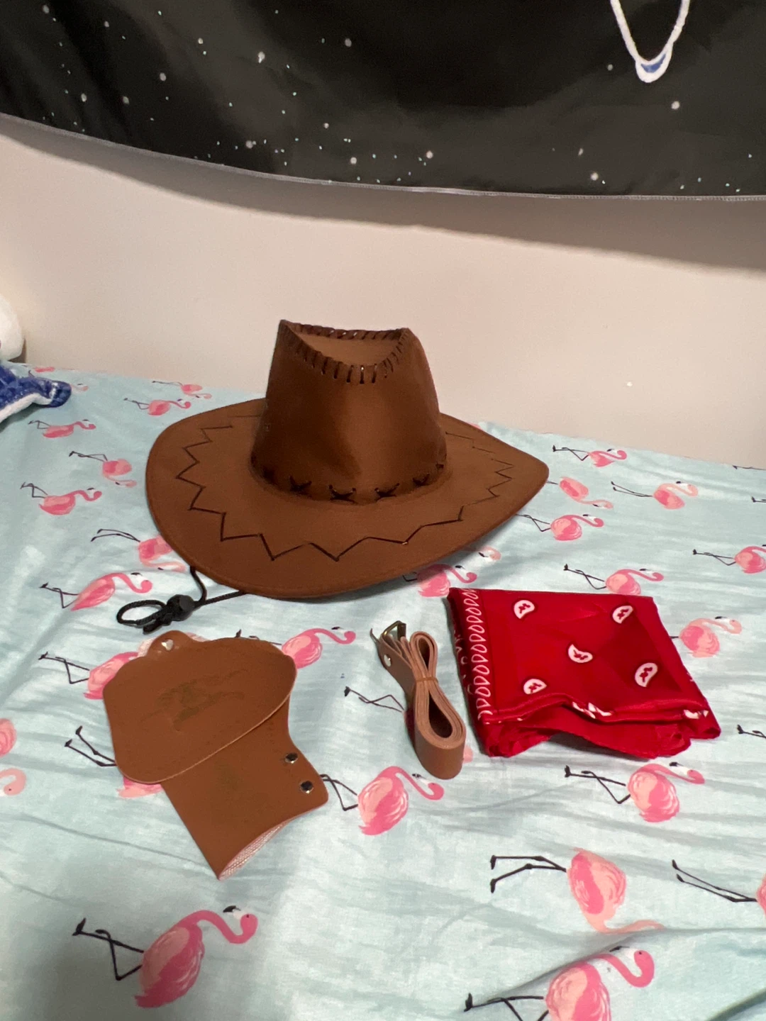 Cowboy Hat Set - Brown