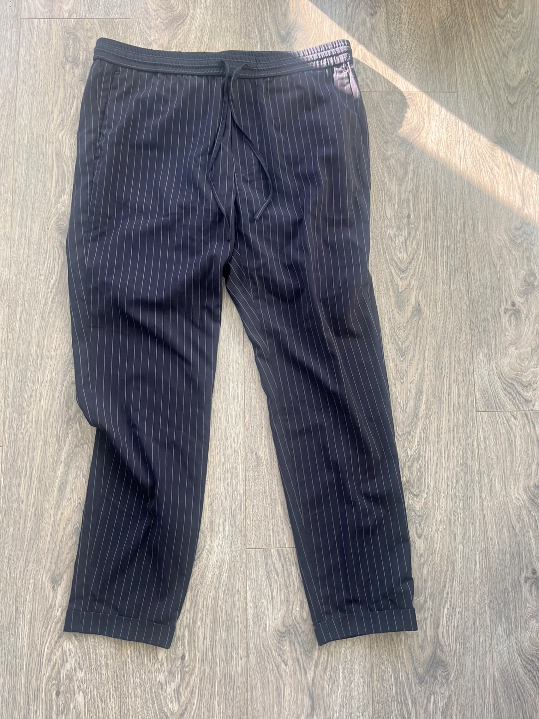 Men’s L Striped Navy Blue Lounge Pants H&M - photo 2