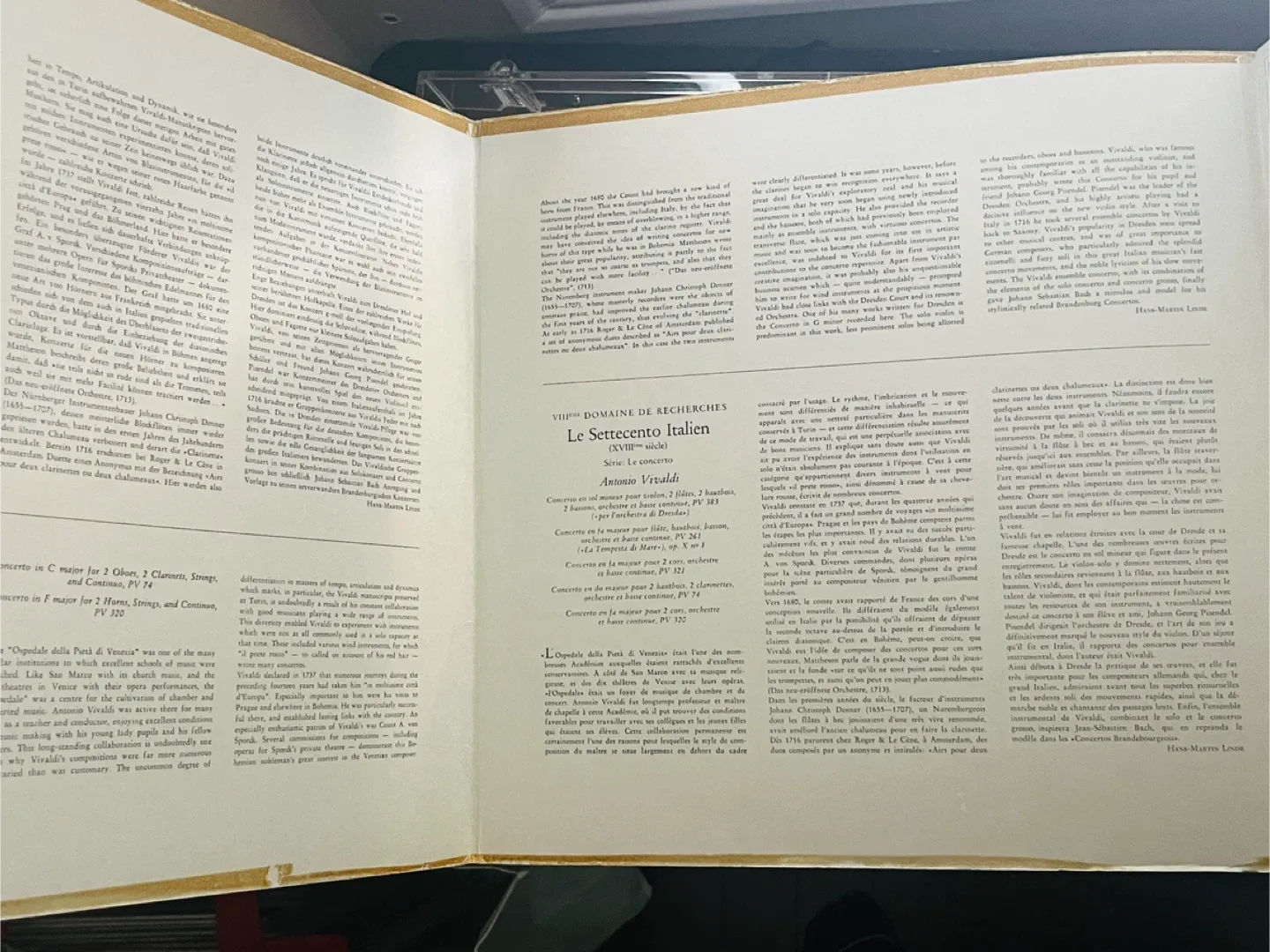 Archiv Produktion Antonio Vivaldi Vinyl Record image indicator(3)