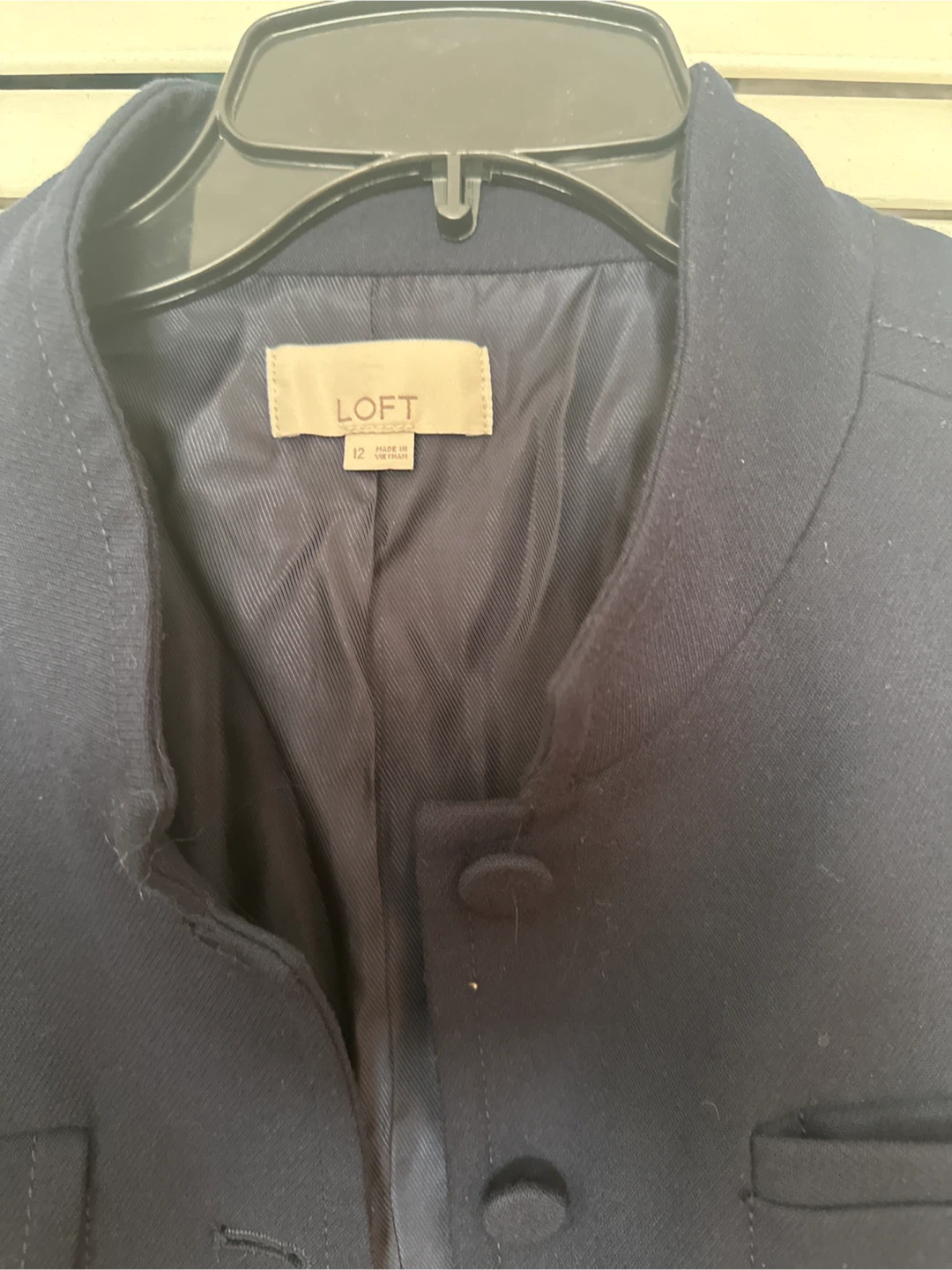 LOFT Navy Blue Blazer - Size 12 - photo 2