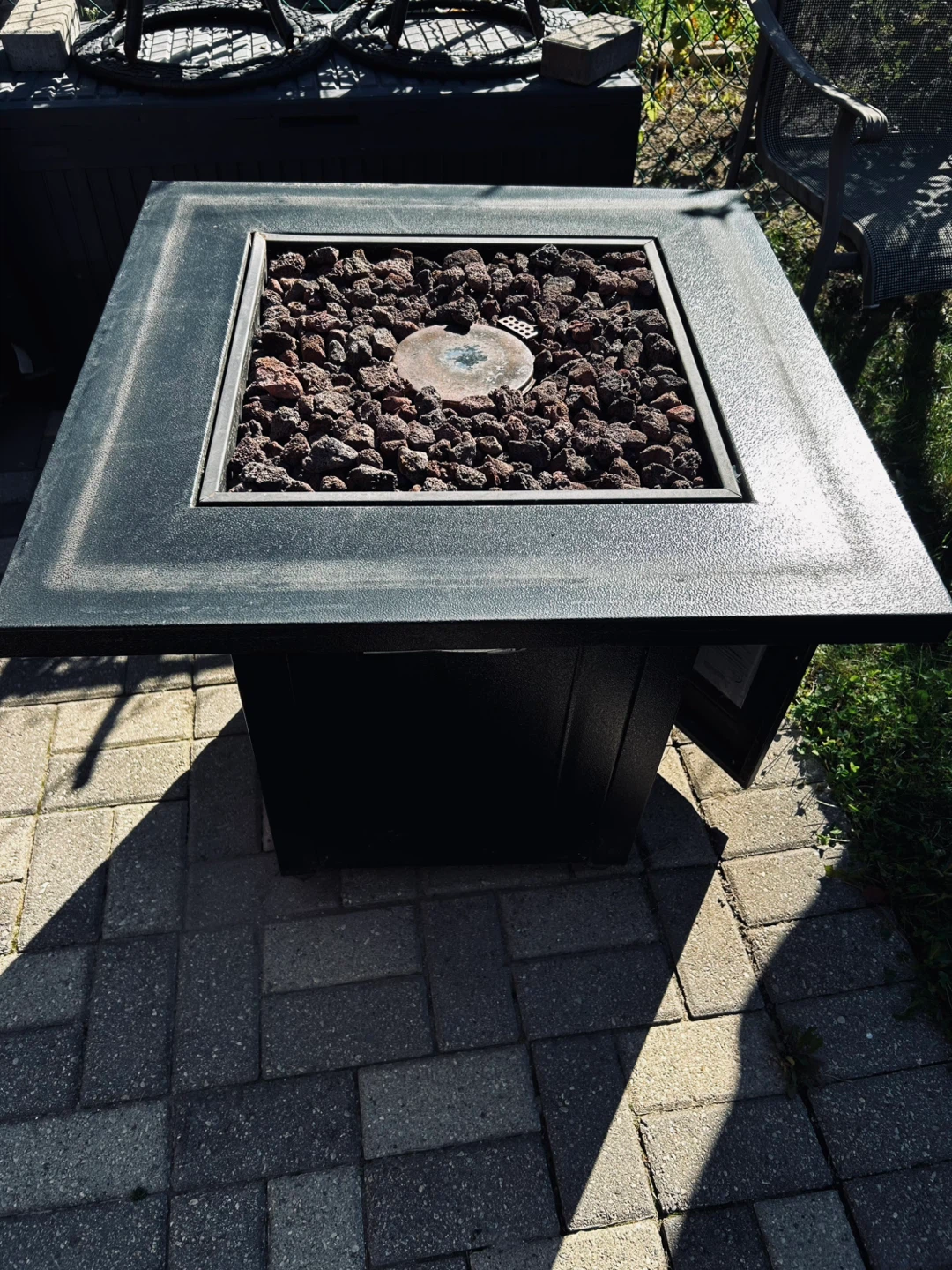 Square Outdoor Fire pit Table