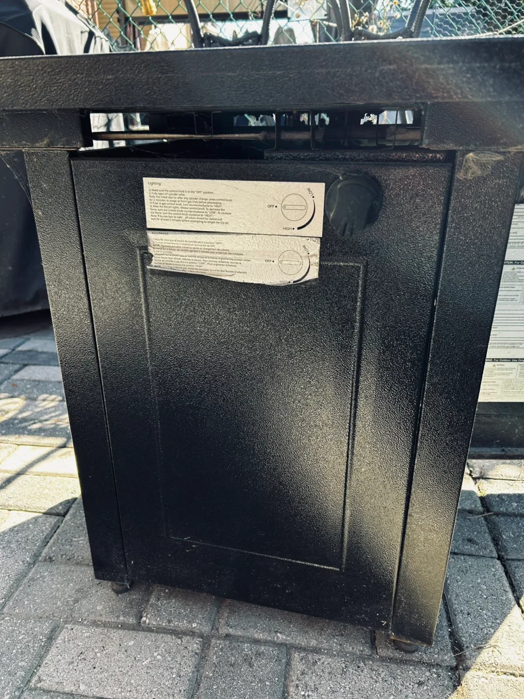 Square Outdoor Fire pit Table image indicator(6)