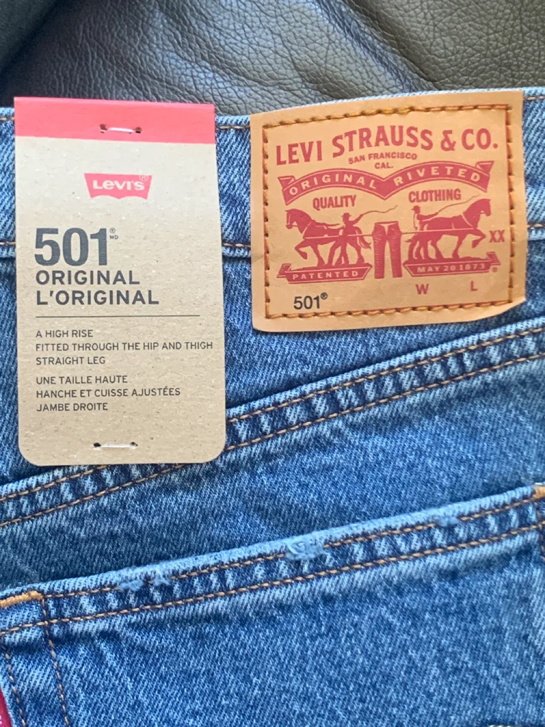 Levi's 501 Original Jeans, Size 28x30 image indicator(3)