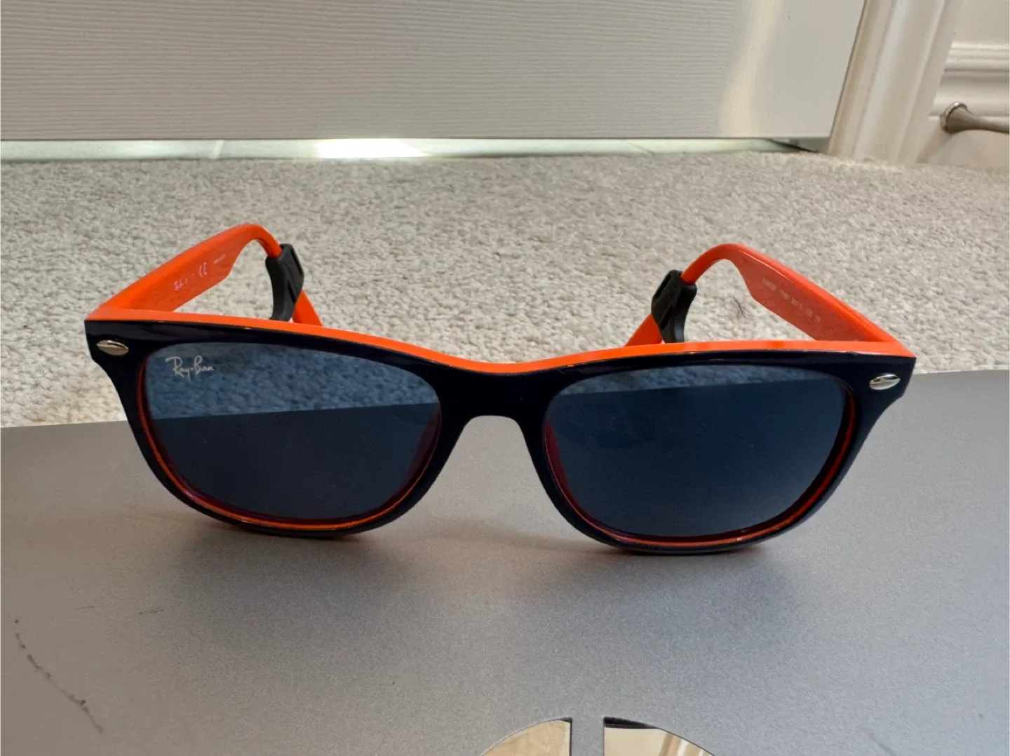 Ray-Ban Sunglasses - Black & Orange image indicator(7)