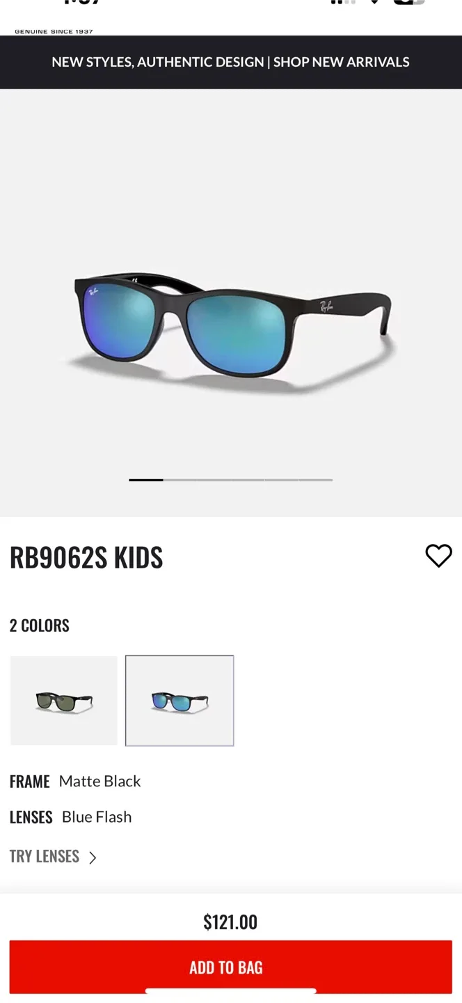 Ray-Ban Sunglasses - Black & Orange image indicator(10)