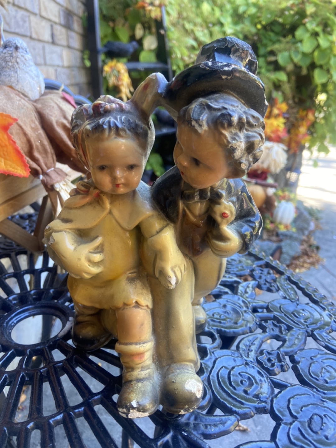 Vintage Boy & Girl Figurine