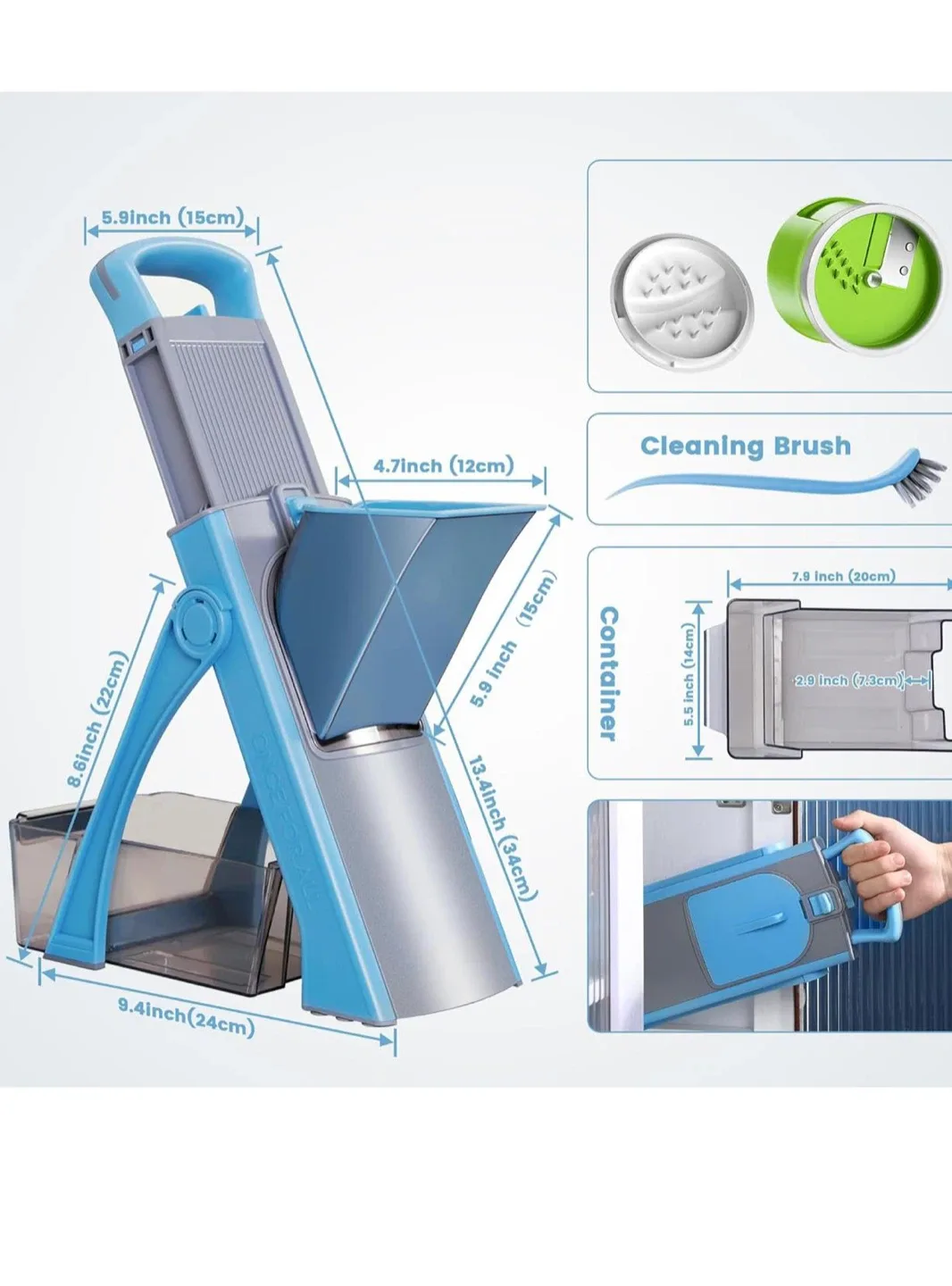 QieCai Mandoline Slicer - New in Box! image indicator(4)