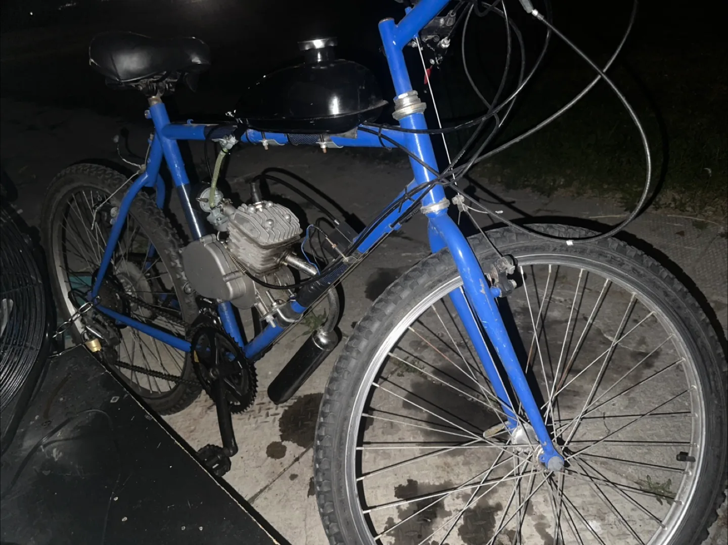 Motorized Bicycle - Blue thumbnail