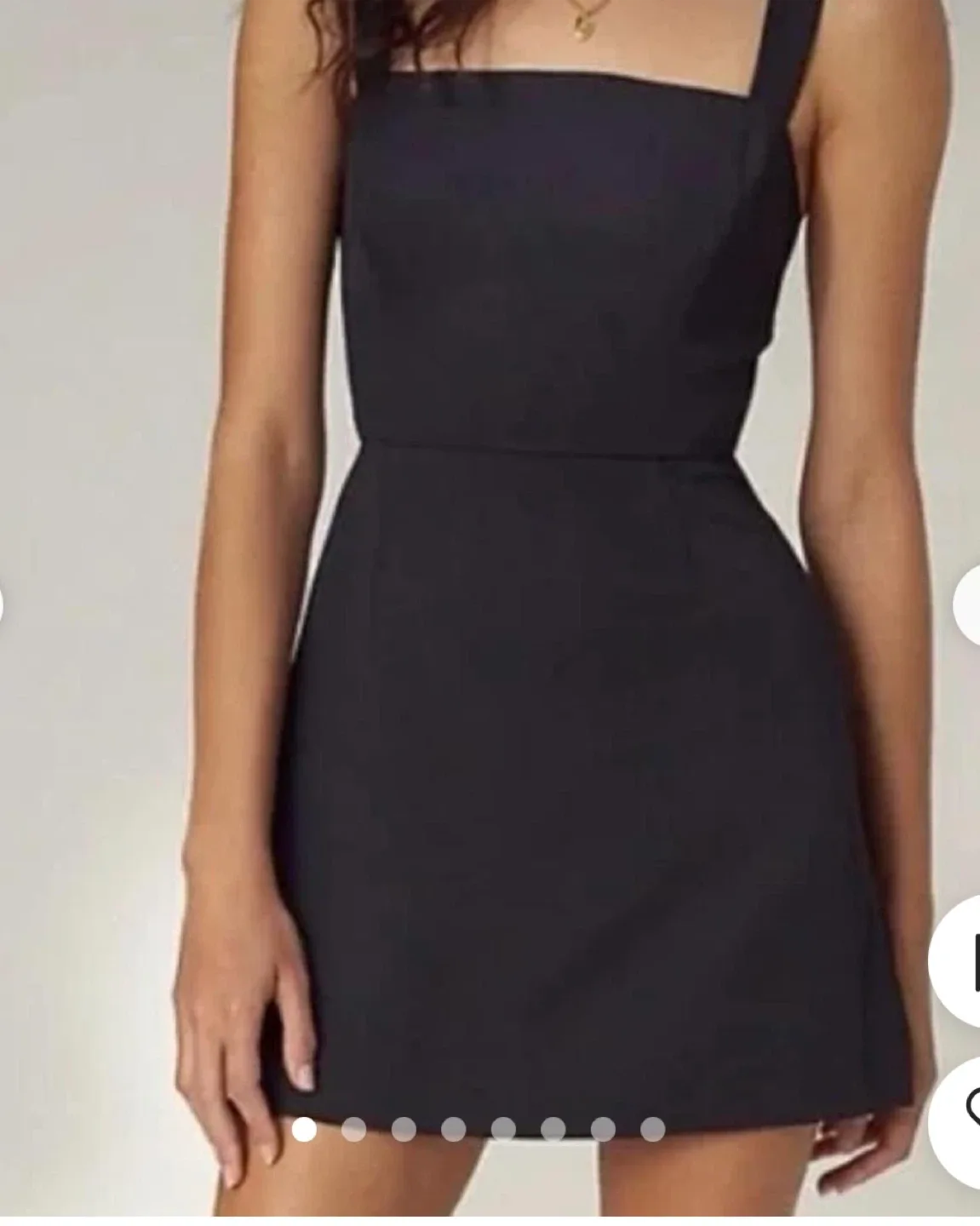 Wilfred Black Mini Dress with Tie back - Size S image indicator(2)