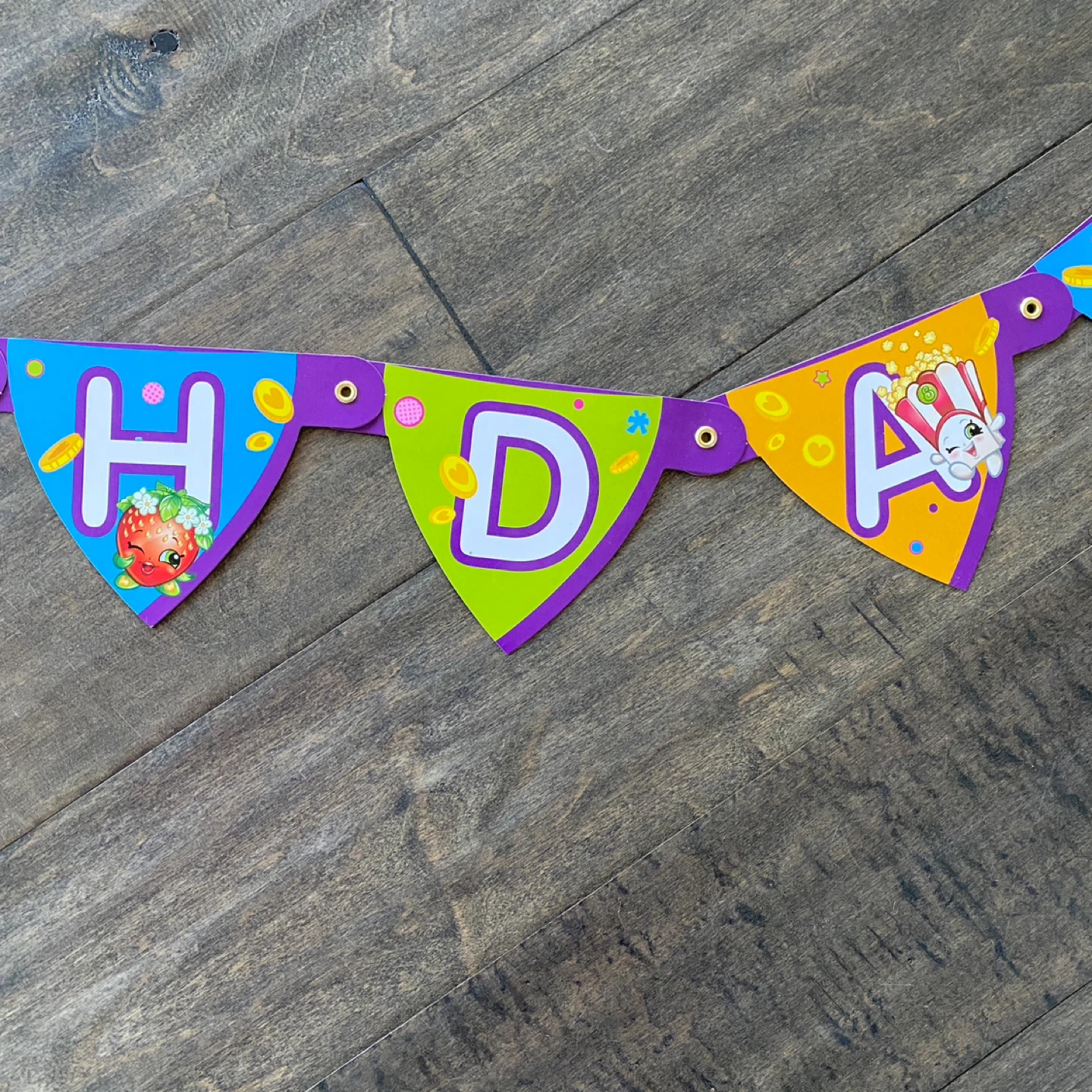🥕Shopkins Happy Birthday Banner - photo 3